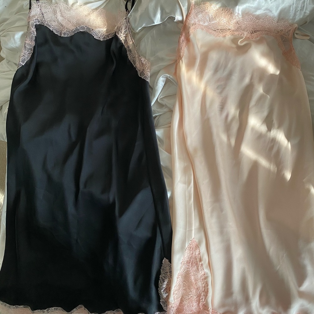 2 silk Victoria’s Secret nighties NWT
